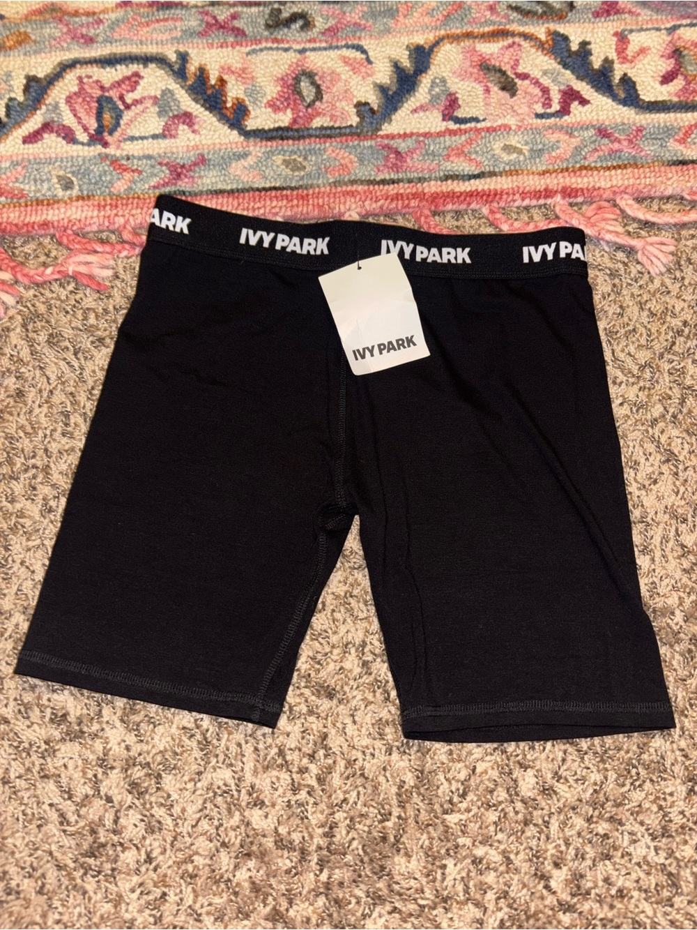 IVY PARK Men’s Black Athletic Compression Shorts